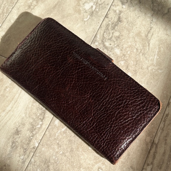 Portland leather goods Dark Brown Leather Wallet - Picture 3 of 5
